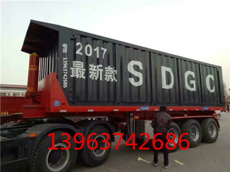 平板自卸半掛車(chē)廠家